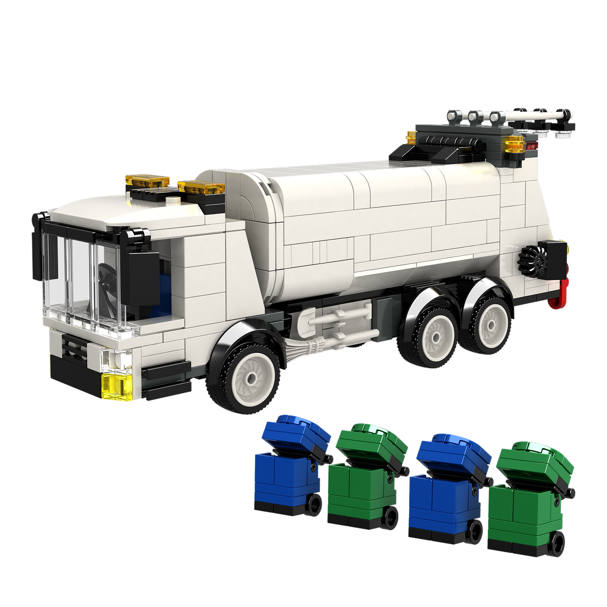 BRIXIES Plus "Trash Truck" - jäteauto 477