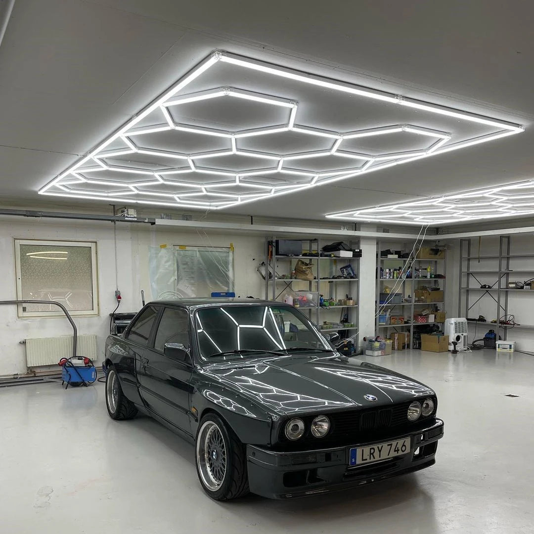 14 Hexagon LED-valo + kehikko, 6500K, Ei himmennettävä