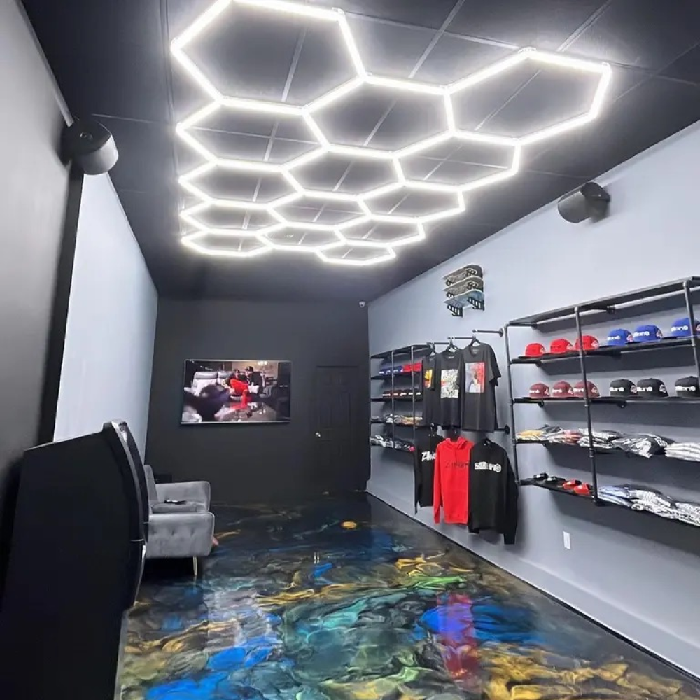 14 Hexagon LED light, 6500K, Non-dimmable