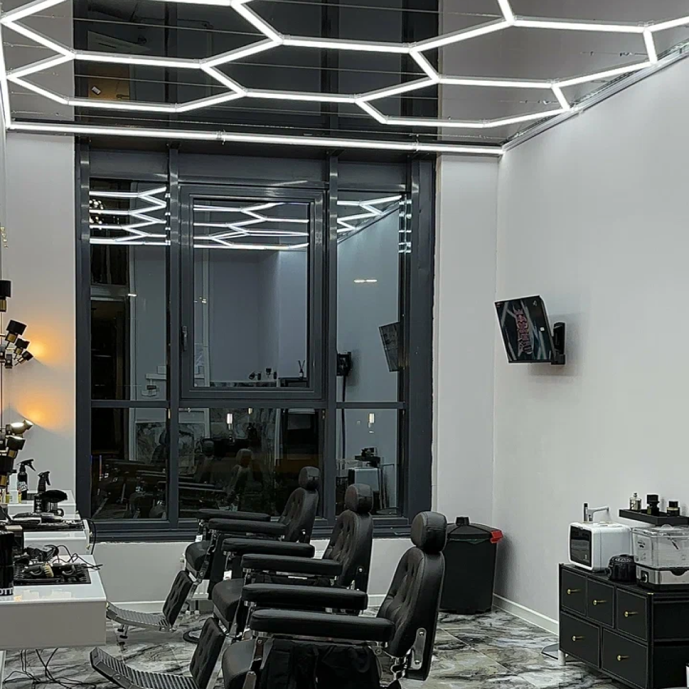 14 Hexagon LED-valo + kehikko, 6500K, Ei himmennettävä