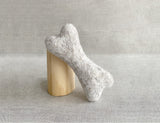 Felt Bone for Dogs – 100% Natural Wool | Durable Dog Toy 1 pc