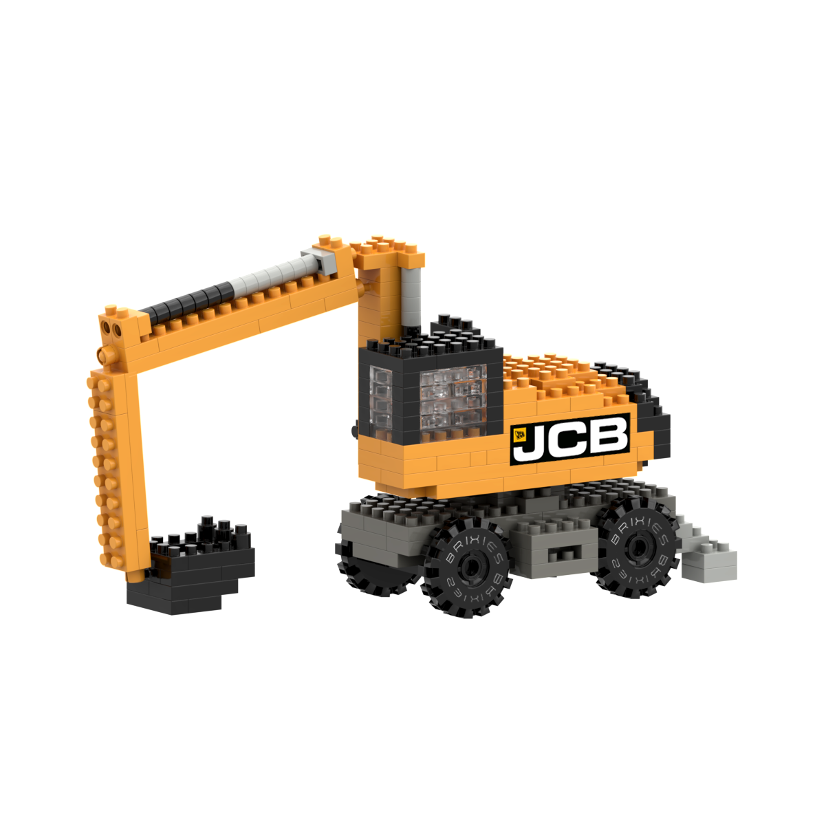 BRIXIES JCB pyöräalustainen kaivinkone 268