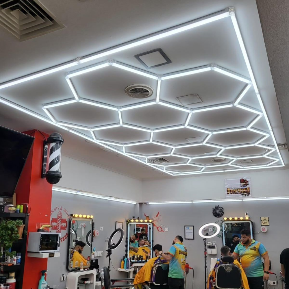 15 Hexagon LED light + frame