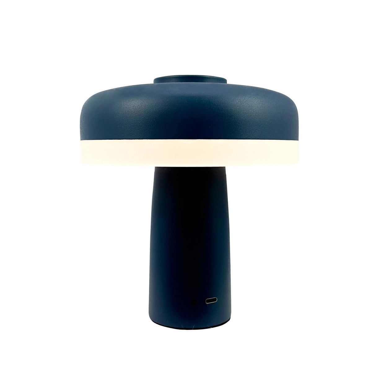 Dyberg Larsen ladattava LED pöytävalaisin Porter, laivastonsininen, 16 cm