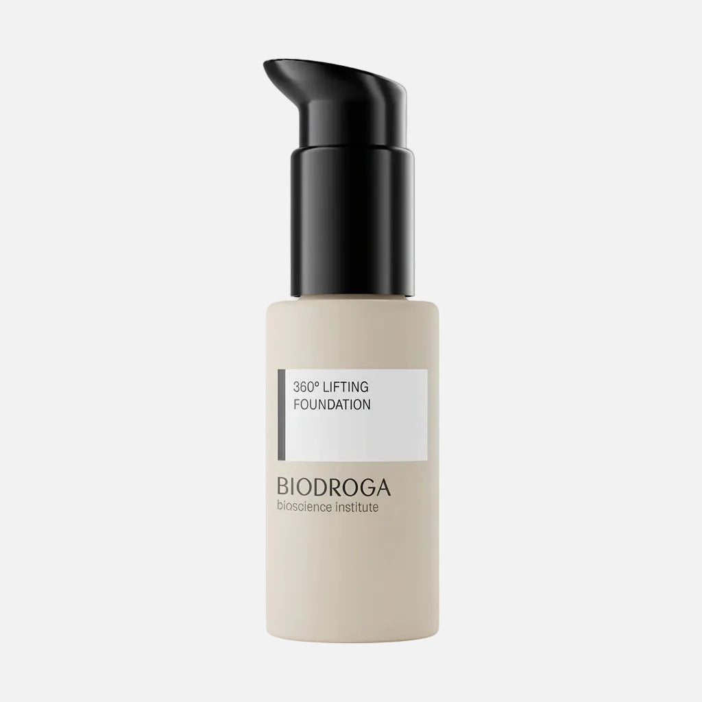 BIODROGA Bioscience Institute 360° LIFTING Foundation SPF 15 30ml 01 Porcelain Makeup Foundation with UV Protection Flawless Complexion Gluten-Free