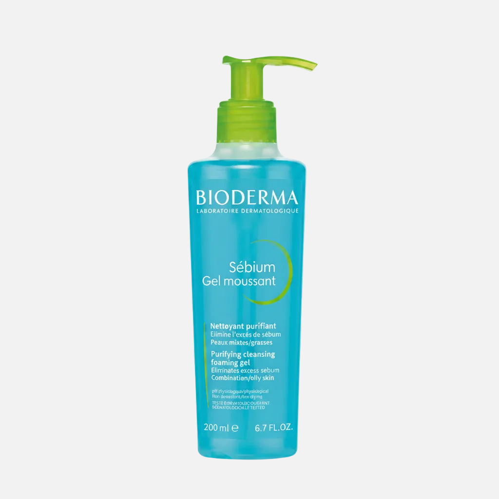 Bioderma Sebium Gel Moussant Cleansing Foaming Gel 200ml