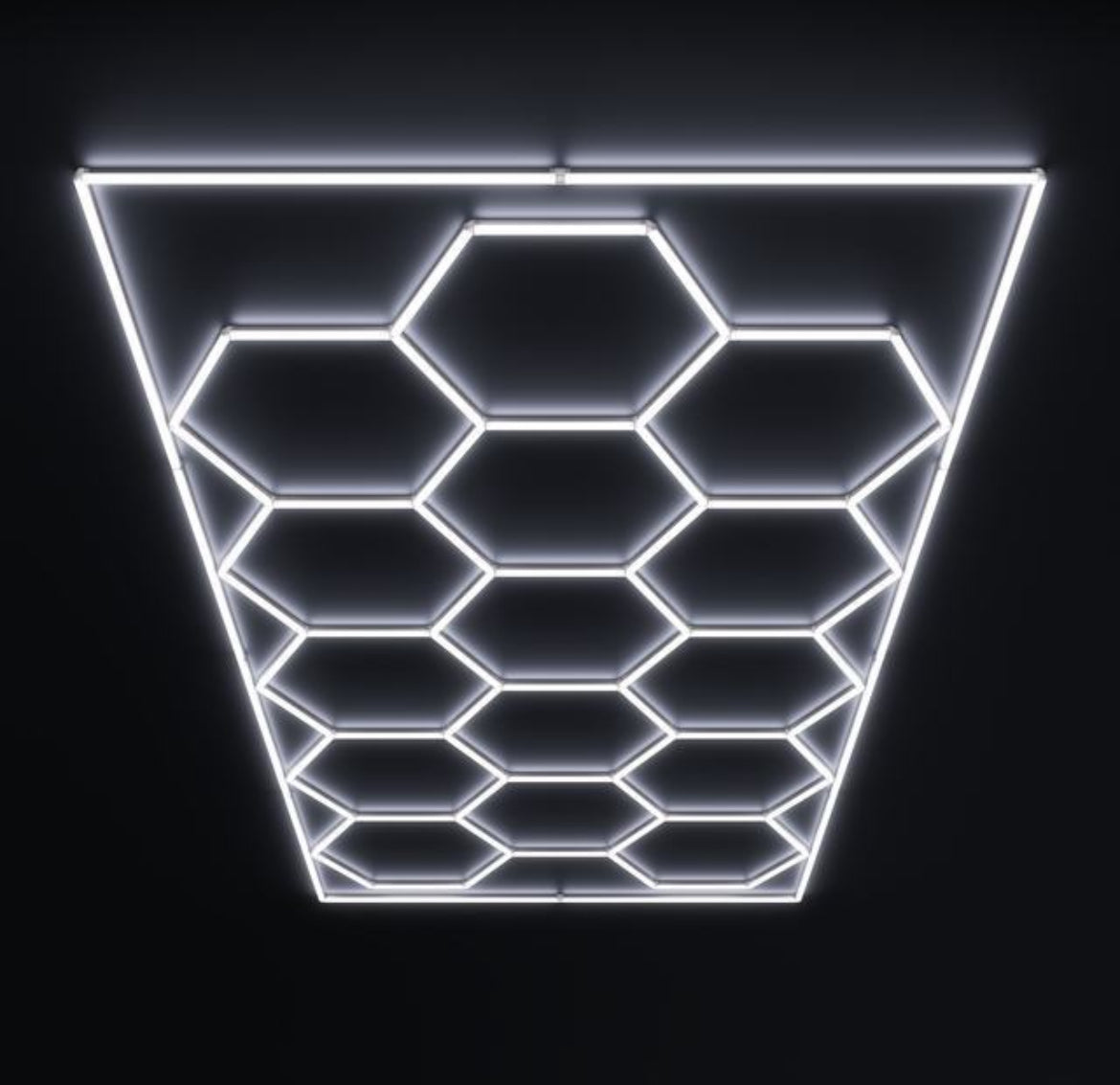 15 Hexagon LED light + frame