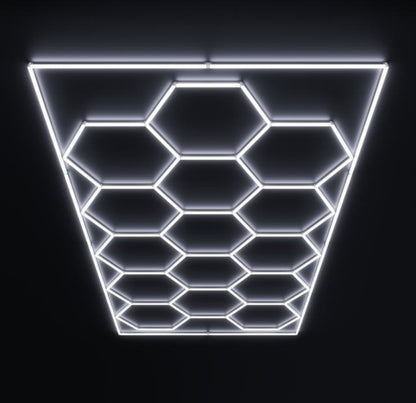 15 Hexagon LED light + frame