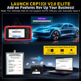 LAUNCH CRP123I V2.0 OBD2 Scanner – Quad-System Diagnostic Tool, 7 Reset Functions, Free Lifetime Update