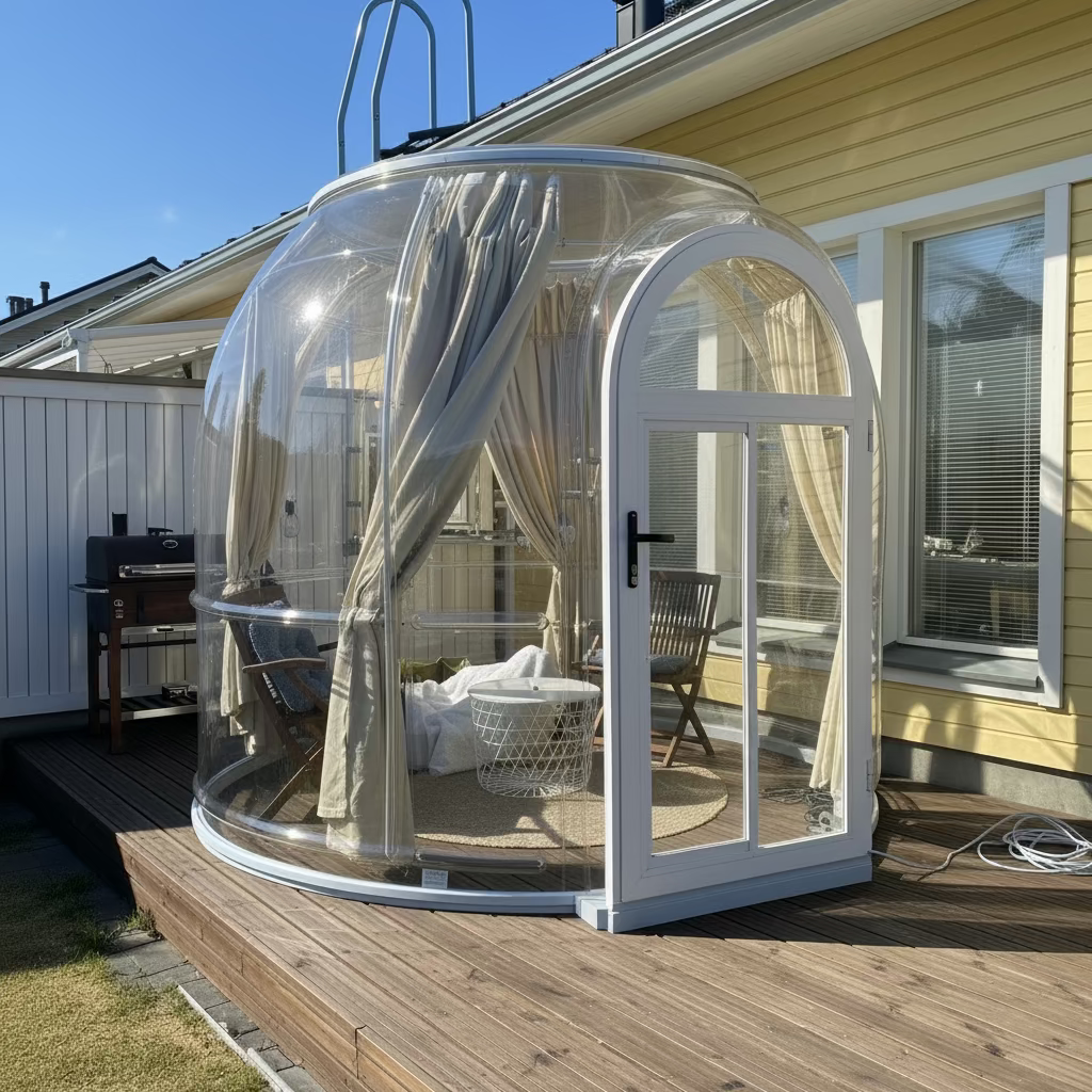 zelt bubble Bubble-Zelt / Glas-Iglu 2,8x2,7 m, 6,1 m² Shipping Method:Delivery 1-2 weeks after production Dieses Fahrrad gibt es garderoba