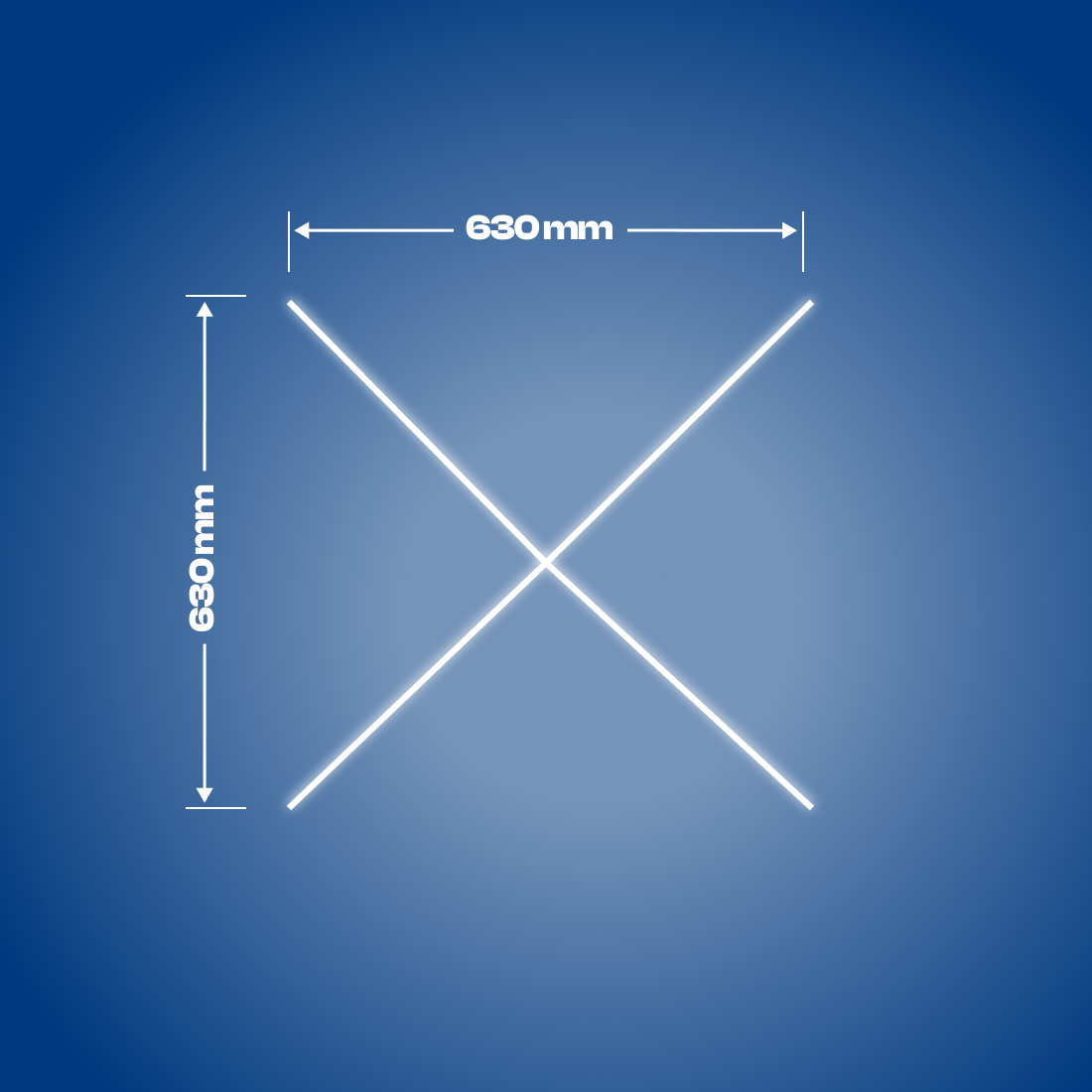 X-malli-63cmx63cm - Stylebox