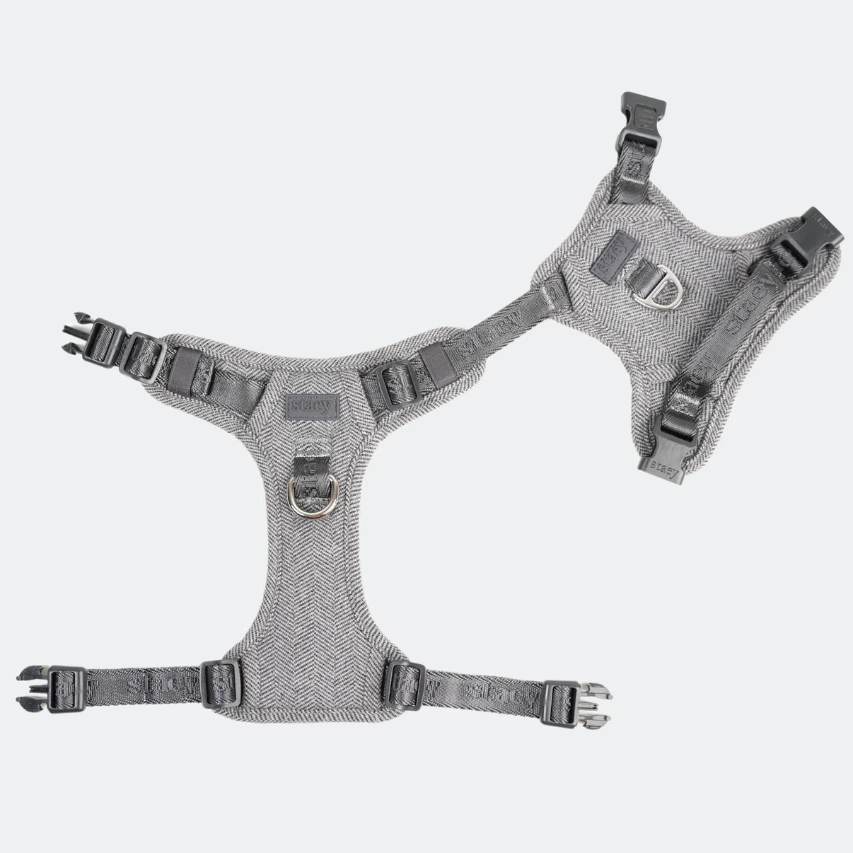 Staey dog harness, grey