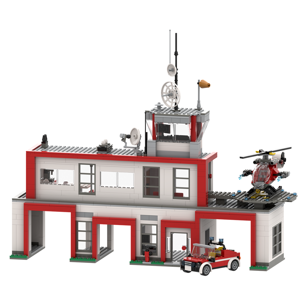 BRIXIES Plus "Fire Station" - paloasema 951