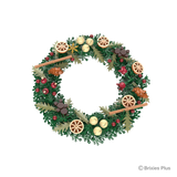BRIXIES Plus "Christmas Wreath" - Christmas wreath 795